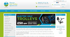 Desktop Screenshot of electricgolftrolleyspares.com